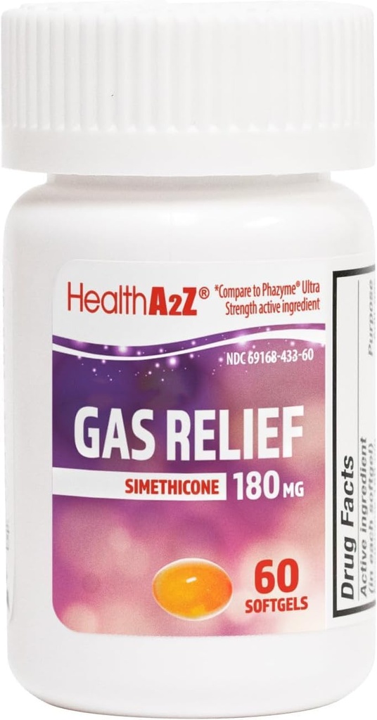 HealthA2Z® Gas Relief Simethicone 180mg 