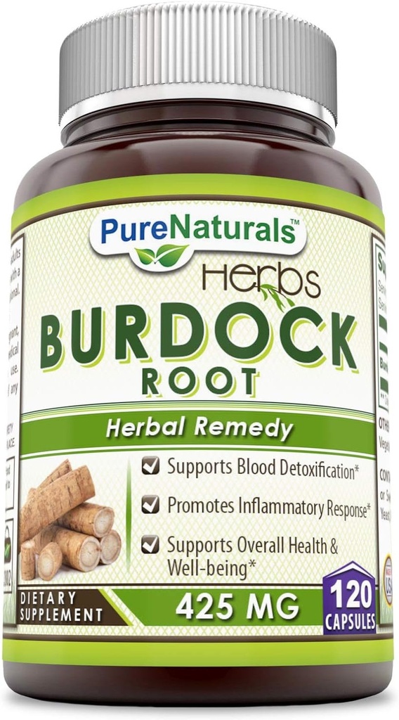 Καθαρά φυσικά Burdock Root 425mg 120caps