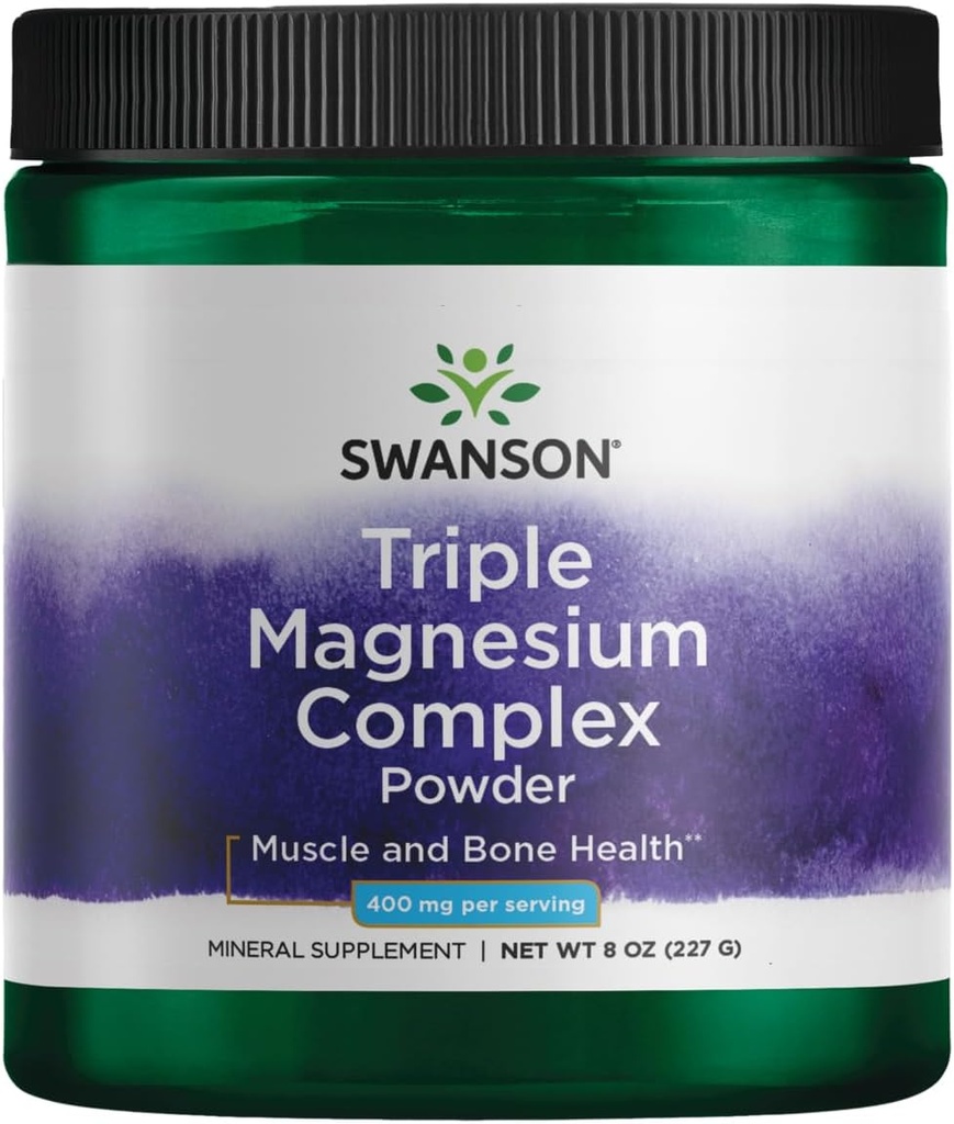 Swanson Triple Magnesium Complex Κόνις 400 mg 8 oz Pwdr