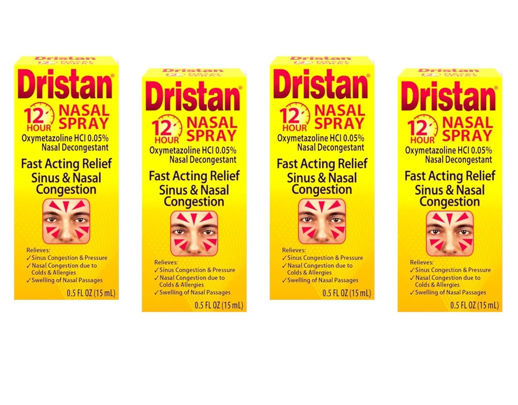 Dristan 12-Hour Nasινικό σπρέι 0,50 oz (πακέτο των 4)