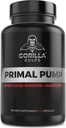 Gorilla Gulps - Αρχική αντλία Nitric Oxide Συμπλήρωμα Nootropic 1500mg Nitrosigine L Arginine & Beet Root for Muscle Growth, Pumps, Blood Flow, Energy & Focus - Max Strength Pre Workout N.O. Booster
