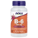 Τώρα τρόφιμα B-6 100mg 100 κάψουλες