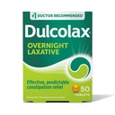 Dulcolax Διεγερτικά Laxative Tablets, Πρόβλεψη & Αποτελεσματική ανακούφιση δυσκοιλιότητας, Ανακουφίζει Straining & Bloating, Bisacodyl 5 mg, 50 Count