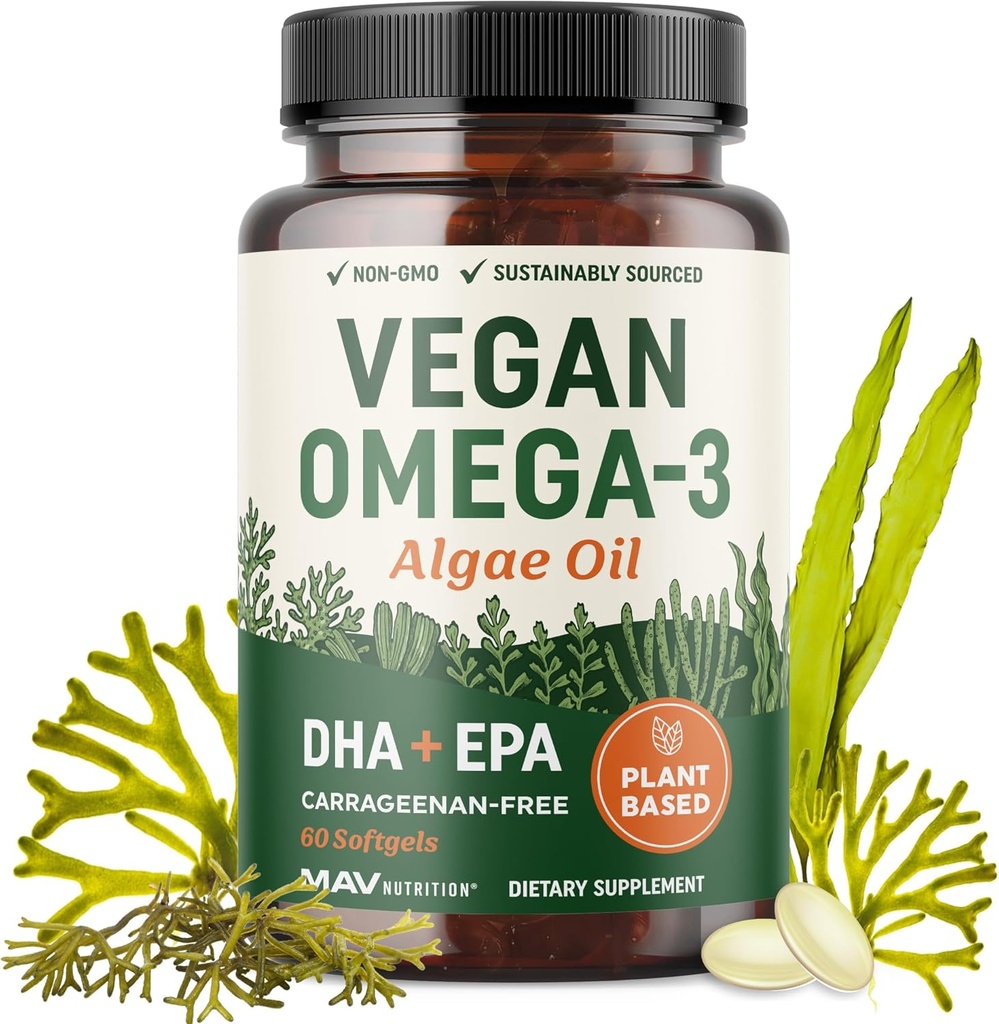 Vegan Omega 3 Algae Oil 