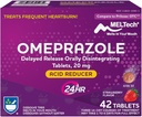 Επιβραδυμένη απελευθέρωση του Rite Aid Ομεπραζόλη Διαλυτικά Δισκία, Γεύση Φράουλας, 20 mg – 42 Count, Acid Reducer και Heartburn Relief