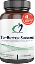 Σχέδια για Υγεία Tri-Butyrin Supreme - 3-σε-1 Βουτυρικό οξύ (Butyrate) Postbiotics for Gut Health & Gut Permeability Support - Tributyrin Supplement with Odor-Minimizing Innovation (60 Softgels)