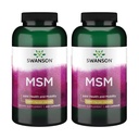 Swanson MSM - Essential Minerals Promoting Mobility & Joint Health Support - Helps to Maintain Connective Tissue Health Including Cartilage, Collagen, & Hair - (240 Capsules, 1000mg Each) 2 Pack