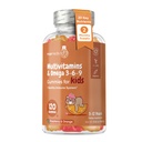 maxmedix Kids Multivitamin Gummies with Omega 3 6 9 | 20 Key Vitamins C, A, D, E, B12 & Zinc - Daily Multivitamin for kids Healthy Immune System, Raspberry & Orange Flavors, 2-Month Supply (120 Count)