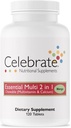 Celebrate Vitamins 2-in-1 Bariatric Multivitamin with Calcium Citrate Chewable Tablets, for Post Bariatric Surgery Including Gastric Bypass and Sleeve Gastrectomy, Mango, 120 Count