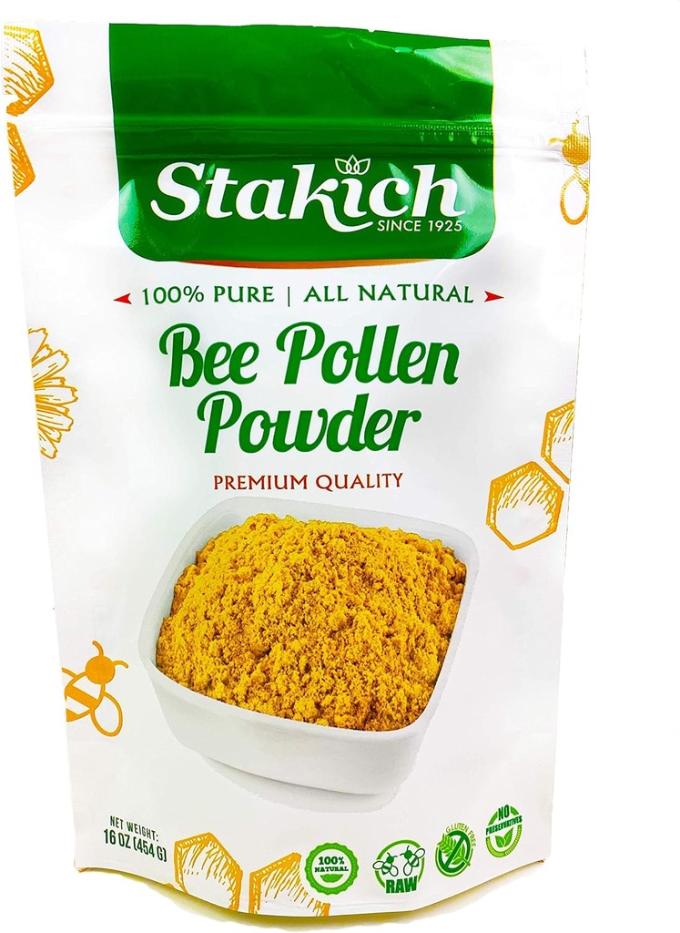 Stakich Bee Pollen σκόνη (1 λίρα)