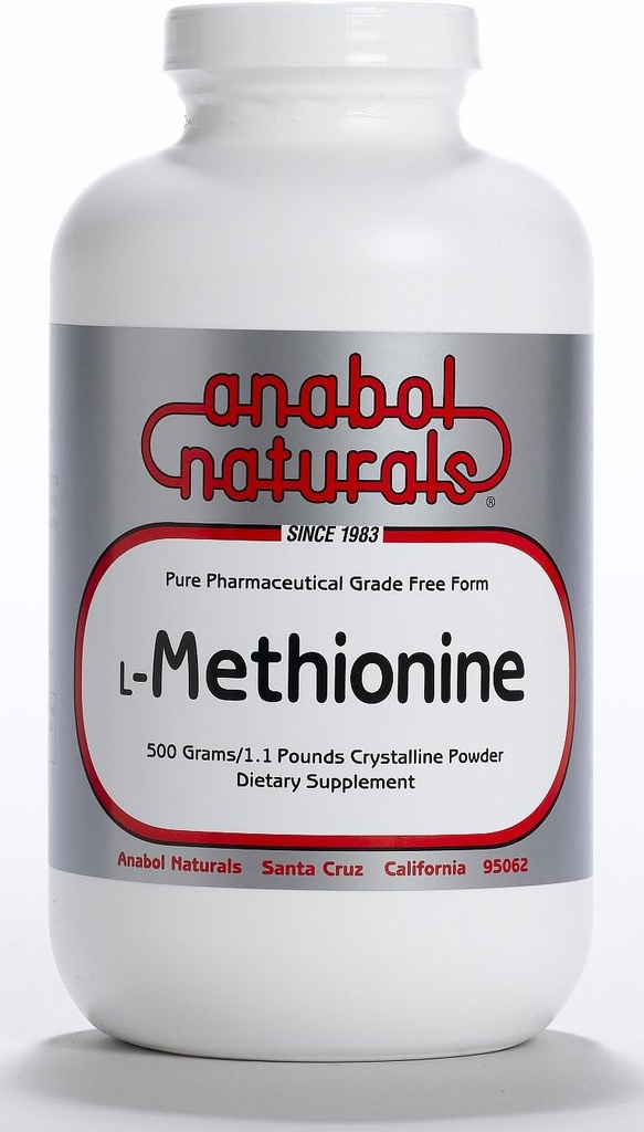 Anabol Naturals L-Μεθειονίνη 1000 γραμμάρια Δωρεάν μορφή καθαρής κρυσταλλικής σκόνης
