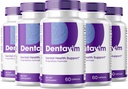 (5 Pack) Κάψουλες Dentavim - Όλα φυσική φροντίδα για τα δόντια και τις τσίχλες - Dentavim Οδοντιατρική φόρμουλα υγείας - Μέγιστη δύναμη, βιταμίνη & ορυκτά για τη συνολική στοματική προστασία, Denta Vim Advanced