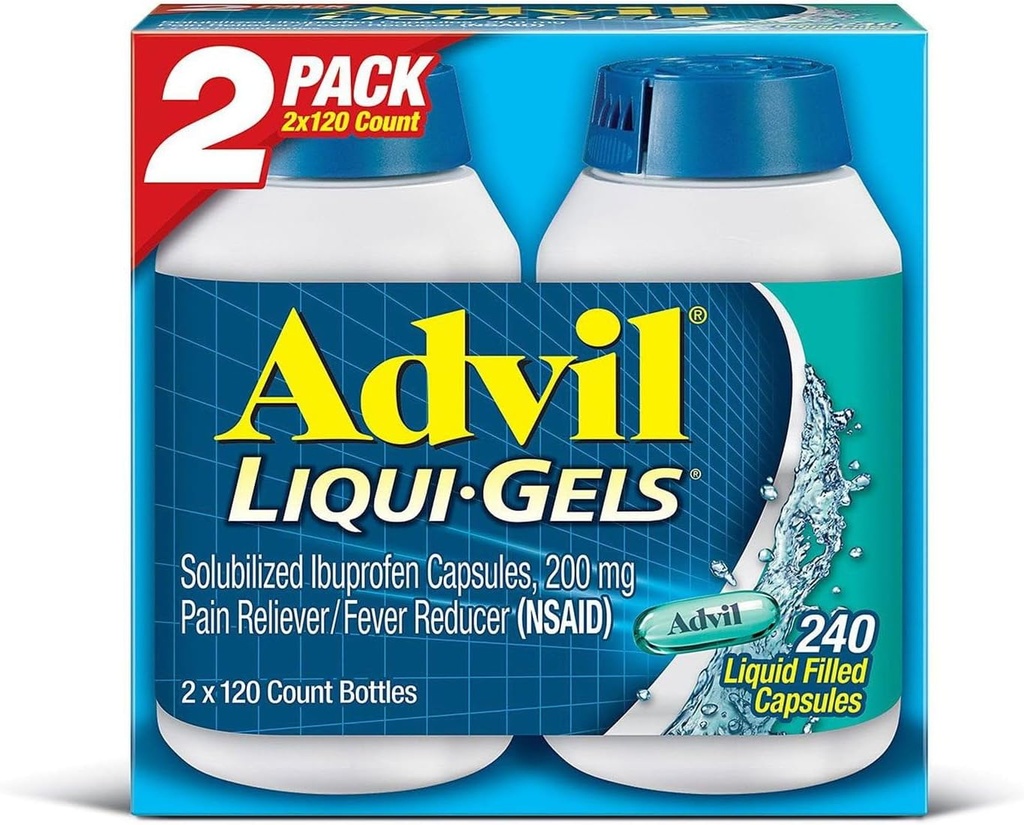 Advil Liqui-Gels (2pk, 120 κόμης)