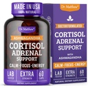Ο Δρ Matthew Cortisol Reducer συμπλήρωμα για τις γυναίκες. Adrenal Support with Ashwagandha, Rhodiola & Ginseng – Ένα κοκτέιλ Detox για να χαλαρώσουν, να χαλαρώσουν και να ξεκουραστούν