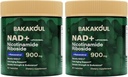 Συμπλήρωμα NAD - Λιποσωμική Νικοτιναμίδη Ριβοζίδιο, ρεσβερατρόλη, Quercetin, NAD Νικοτιναμίδη Ριβοσιδική ρεσβερατρόλη 900mg, NAD+ Συμπλήρωμα για άνδρες και γυναίκες, 80 καψάκια 2 Συσκευασία