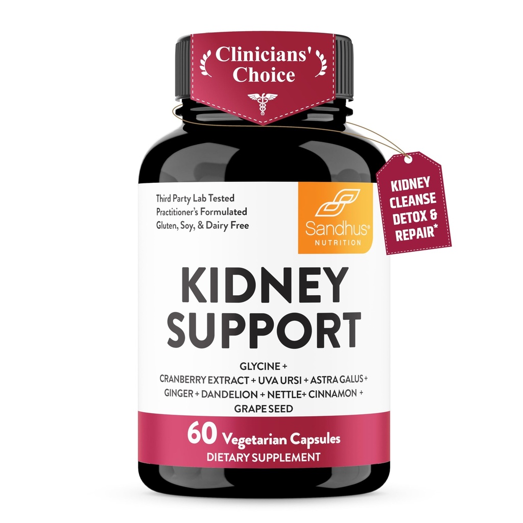 Sandhu's Kinney Cleanse Detox & συμπλήρωμα υποστήριξης επισκευής για άνδρες και γυναίκες 