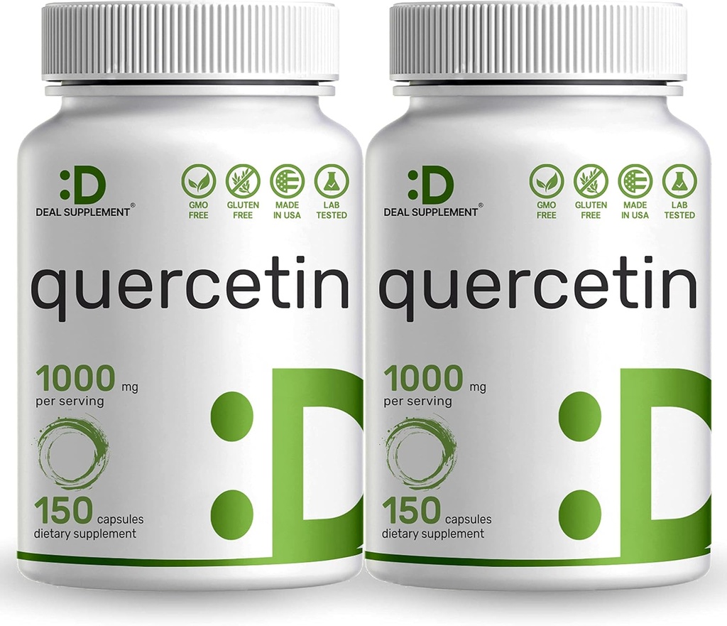 Quercetin 1000mg ανά σερβιρίσματος (2 Pack) 