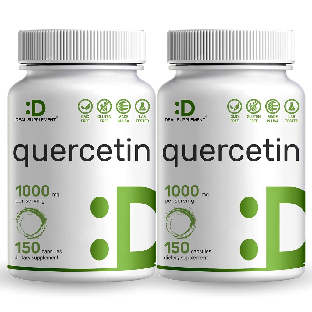 Quercetin 1000mg ανά σερβιρίσματος (2 Pack) 