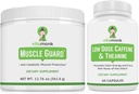 VitaMonk μυϊκή φρουρά & χαμηλή δόση Caffeine Bundle, HMB, EAAs, βιταμίνη D, Μαγνήσιο για μυϊκή ανάπτυξη & καφεΐνη με L-Θεανίνη, Smooth Energy Boost, Συμπληρώματα για άνδρες & γυναίκες, μυών & Focus Υποστήριξη