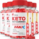 (5 Pack) Lifetime Keto Max Gummies - Επίσημη Φόρμουλα, Vegan, Non GMO - Lifetime Keto Plus accc Gummies, Life Time Gummies with Lifetime Gummies , Vitamin B12, Beet Root, Ρόδι (300 Gummies)