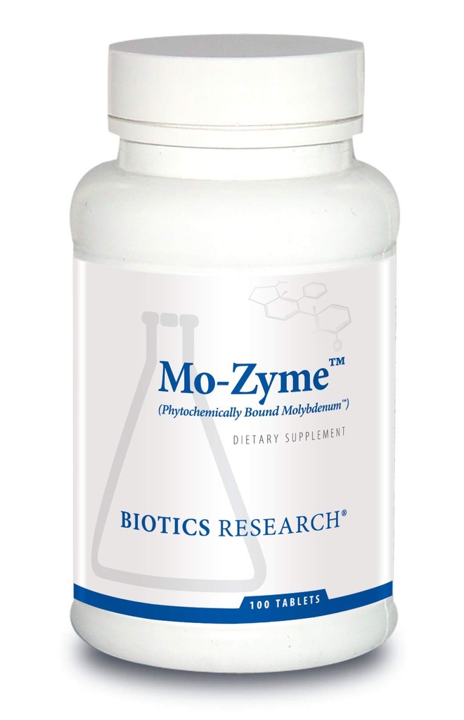 Biotics Research Mo- Zyme Μολυβδαίνιο 50 μικρογραμμάρια, Υποστήριξη ήπατος, Αποτοξίνωση, Ουσιαστικό στοιχείο ιχνών, Υγιής Μεταβολισμός, Αντιοξειδωτική υποστήριξη 100 δισκία