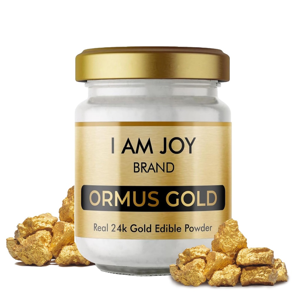 Είμαι η Joy Co. Καθαρή Ormus Λευκό χρυσό σκόνη μονοατομική M-State 24k 99,99% 