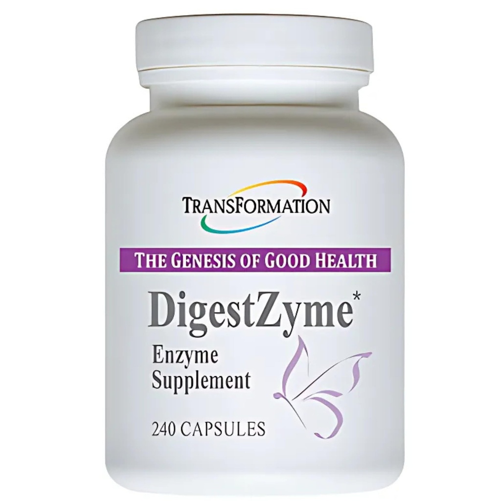 TRANSFORMATION THE GENESIS OF GOOD HEALTH Enzymes Natural DigestZyme Supplement Formula for Overall Health, Nutrient Absorption, Support Digestion During Pregnancy & Lactation, Children's Digestive