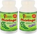 Sunshine Naturals Moringa συμπλήρωμα διατροφής. Βοήθεια ανοσοποιητικού συστήματος, ενισχυτής ενέργειας, αντιοξειδωτική υποστήριξη, και Nutrient-Rich Superfood. Προωθεί Digestion και Heart Health. 120 κάψουλες. Συσκευασία των 2