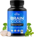 Κωδικός εγκεφάλου Nootropic Brain Συμπληρωματικό για τη μνήμη και εστίαση 