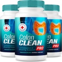 riize labs Clean Pro κάψουλες Colon, Colon Clean Pro Όλα-Φυσικά Χάπια για να ανακουφίσει Bloating, Colon Clean Pro Advanced Formula for Gut Health, ColonClean Pro Supplement (180 Κάψουλες) (Pack of 3)
