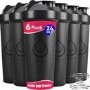 6 PACK, Shaker μπουκάλια με σύρμα Whisks για πρωτεϊνικά μείγματα 