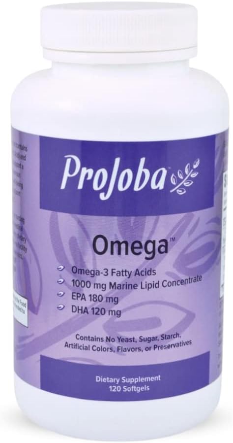 Youngevity Projoba OmegaTM - 1000 mg Omega-3 - Υψηλή ισχύς - 180 EPA & 120 DHA για την προώθηση του εγκεφάλου και της καρδιάς υγεία -120 Softgels (πακέτο του 1)