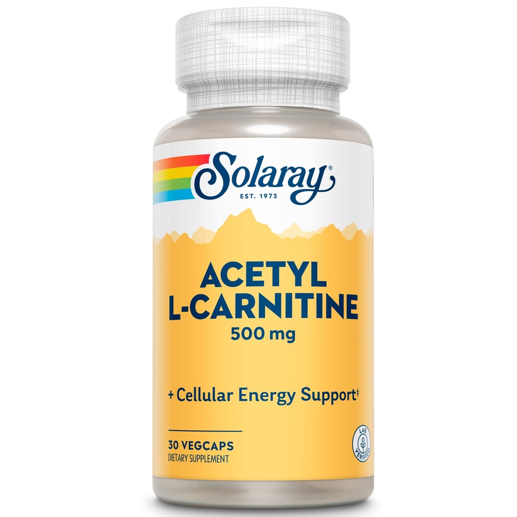 SOLARAY Acetyl L-Carnitine 500 mg 
