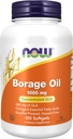 NOW Foods Supplements, Borage Oil 1000 mg with 240mg of GLA (Gamma Linolenic Acid), 120 Softgels