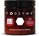 FODZYME® Home Kit Digestive Enzymes for Gut Health, Relief for Bloating, Gas, Constipation, Diarrhea, Κοιλιακό άλγος, Χαμηλή FODMAP, 60 Δόση