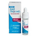 Eosera Ear Pain MD - 4% Lidocaine Ear Drops for Maximum Strength Pain Relief - Fast-Acting, Numbing Earache Treatment for Adults & Kids Age 2+- 12.5 mL