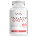 Myo-Inositol & D-Chiro Inositol συμπλήρωμα για τις γυναίκες - Ideal 40:1 Ratio -Support Hormone Balance & Fertility & Ovarian Health - Vegan Powder Caps - 120 Κάψουλες 30-Ημέρα προσφοράς
