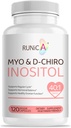 Myo-Inositol & D-Chiro Inositol συμπλήρωμα για τις γυναίκες - Ideal 40:1 Ratio -Support Hormone Balance & Fertility & Ovarian Health - Vegan Powder Caps - 120 Κάψουλες 30-Ημέρα προσφοράς