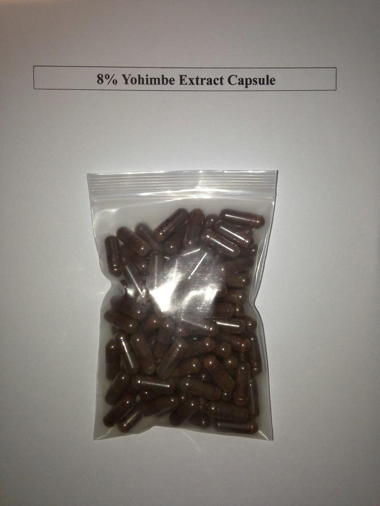 8% Yohimbine Yohimbe Bark Extract 400 mg x 1000 Καψάκια/αφροδίνη