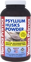 Yerba Prima Psyllium Husks Σκόνη 12 oz - Φυσικό συμπλήρωμα ινών - Cleanser του παχέος εντέρου - Υγεία των ούλων - Vegan, μη-GMO, Χωρίς γλουτένη (Νέα ετικέτα - Συσκευασία Μαΐου Vary)