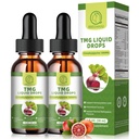 TMG Συμπληρώματα 1000MG - Trimethylglycine Liquid Drops, Betaine Υψηλή απορρόφηση, Υποστηρίζει μεθυλίωση, ηπατική ευεξία & Γνωστική, μη-GMO, Vegan, Blood Orange Flavor, 1 FL.Oz (2 Pack)