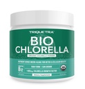 Βιολογική σκόνη Chlorella – Raw & Sun-Grown – Nutrient-Dense Green Algae με CGF (Factor Chlorella Growth Factor), Υποστηρίζει τη συνολική ευεξία και ζωτικότητα – Vegan-Friendly – 75 εξυπηρετούν (225g)