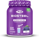 BioSteel Zero Sugar Hydration Mix, Great Tasting Hydration with 5 Essential Electrolytes, Grape Flavor, 100 Μερίδες ανά Tub
