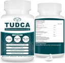 2200MG TudCA Συμπληρώματα - Bile Salts Complex Συμπλήρωμα για το συκώτι Detox & Cleanse, Gallbladder Cleanse, Digestive Health 60 Κάψουλες