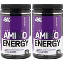 Optimum Nutrition, (2 Pack Essential Amin.O. Energy, Concord Grape, 9.5 oz (270 g)