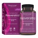 Reserveage Beauty Resveratrol 250 mg - Best Trans-Resveratrol - Vegan Antioxidant Supplement for Cellular & Heart Health - Aids Healthy Aging & Immune Health - 60 Vegetable Capsules