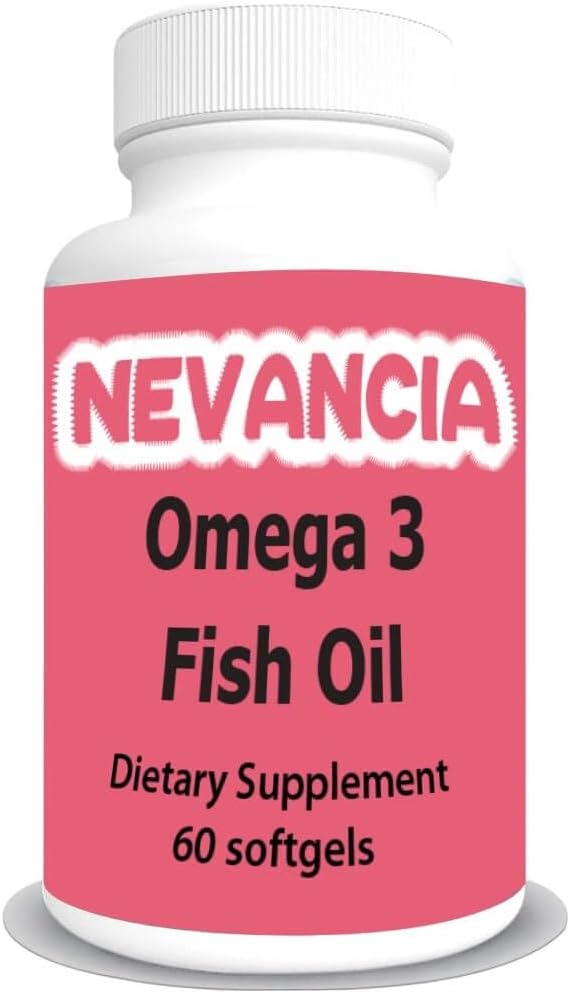 Ωμέγα-3 Ιχθυέλαιο Υψηλή σε DHA & EPA, 1200 mg Ωμέγα-3, Ultra Poent, Προωθεί την υγεία της καρδιάς & του εγκεφάλου, Φυσικό άρωμα λεμόνι, 60 Softgels