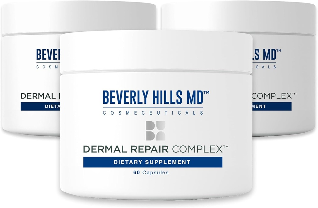 Beverly Hills MD Dermal Repair Anti-Geating Supplement - Υαλουρονικό οξύ, κολλαγόνο, Βιταμίνες για το Smooth, Plump Skin (3)