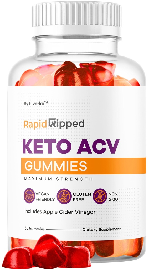 Rapid Rippped Keto ACV Gummies Υποστήριξη απώλειας βάρους, Rapidripped Keto Plus μηλίτη μηλίτη Vinegar Gummy Advanced Formula 1050MG, Όλες οι φυσικές Gomitas Κριτικές, 60 Gummies για 1 μήνα