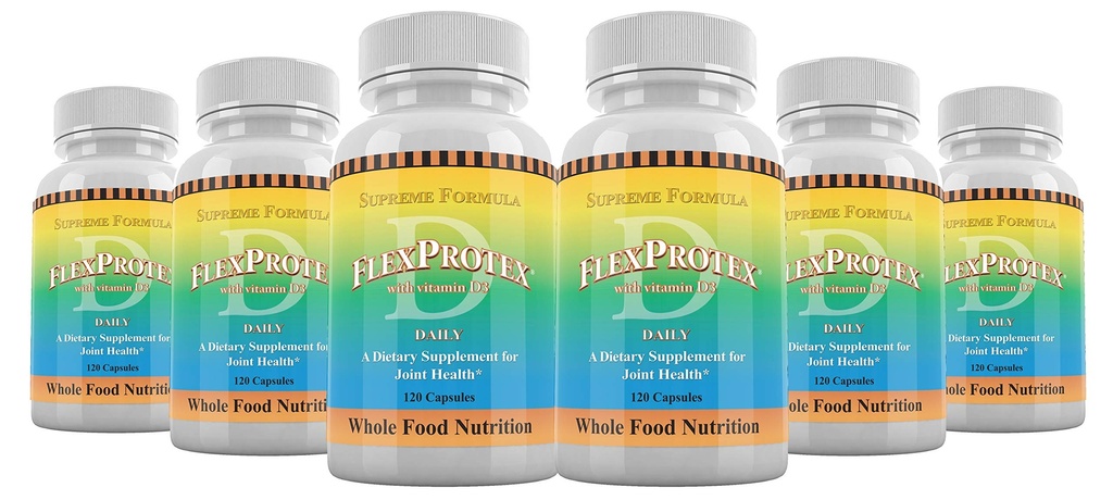 Καθημερινή υγεία, Flexprotex D 6 φιάλες 720 κάψουλες